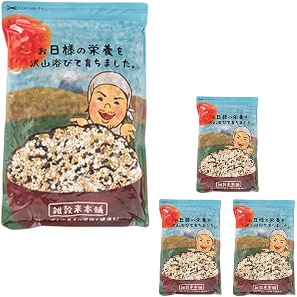 Amazon.co.jp: 雑穀米本舗 黒米 1.6kg(400g×4袋) 雑穀 雑穀米 国産